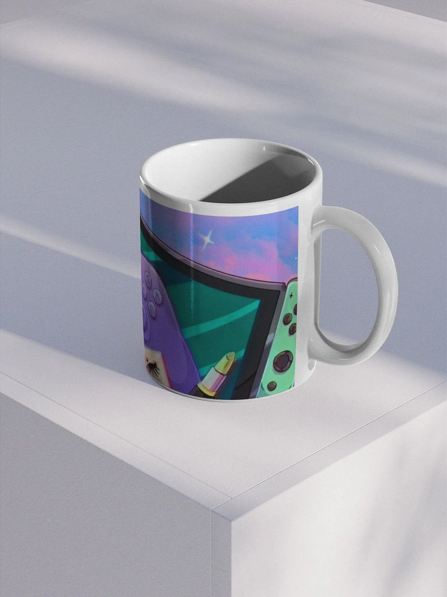 Lashes n Lipstick White Glossy Mug product image (3)