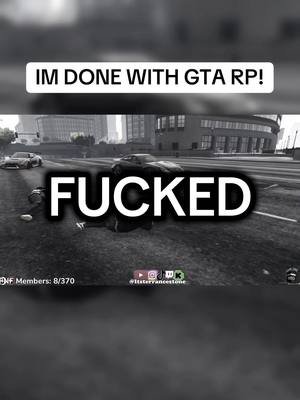 IM DONE WITH GTA RP! #gtarp #gtarpmoments #fyp #itsterrancestone #gta5 