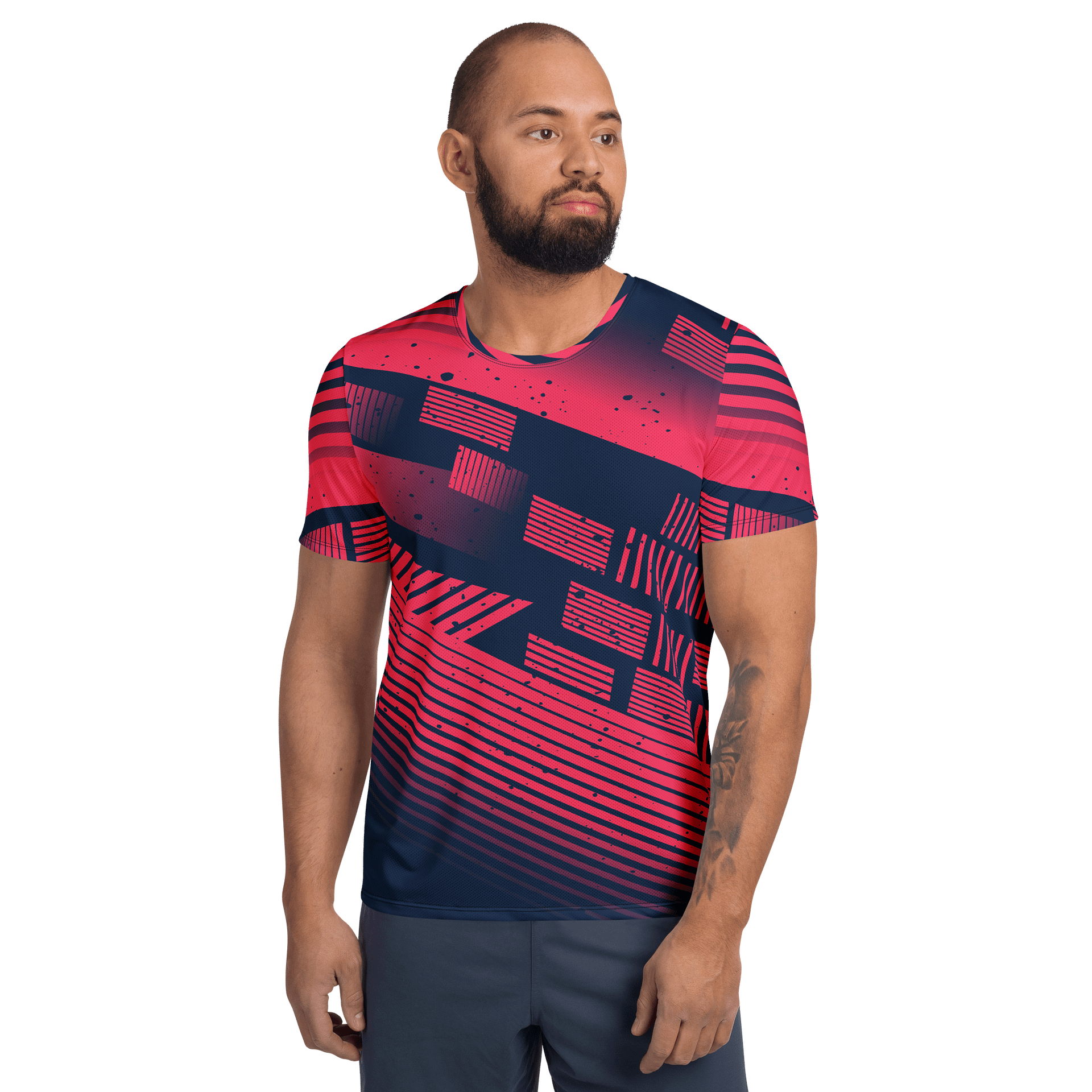 Red Stripes | Men´s Athletic T-Shirt product image (2)