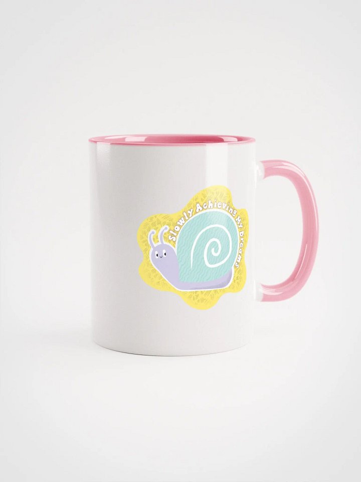 Snail Dreams Pink Mug product image (1)