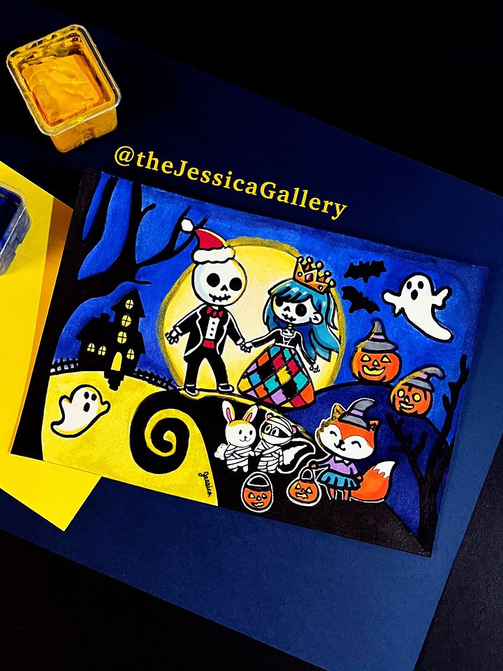 Haunted Holidays Art Print product image (4)
