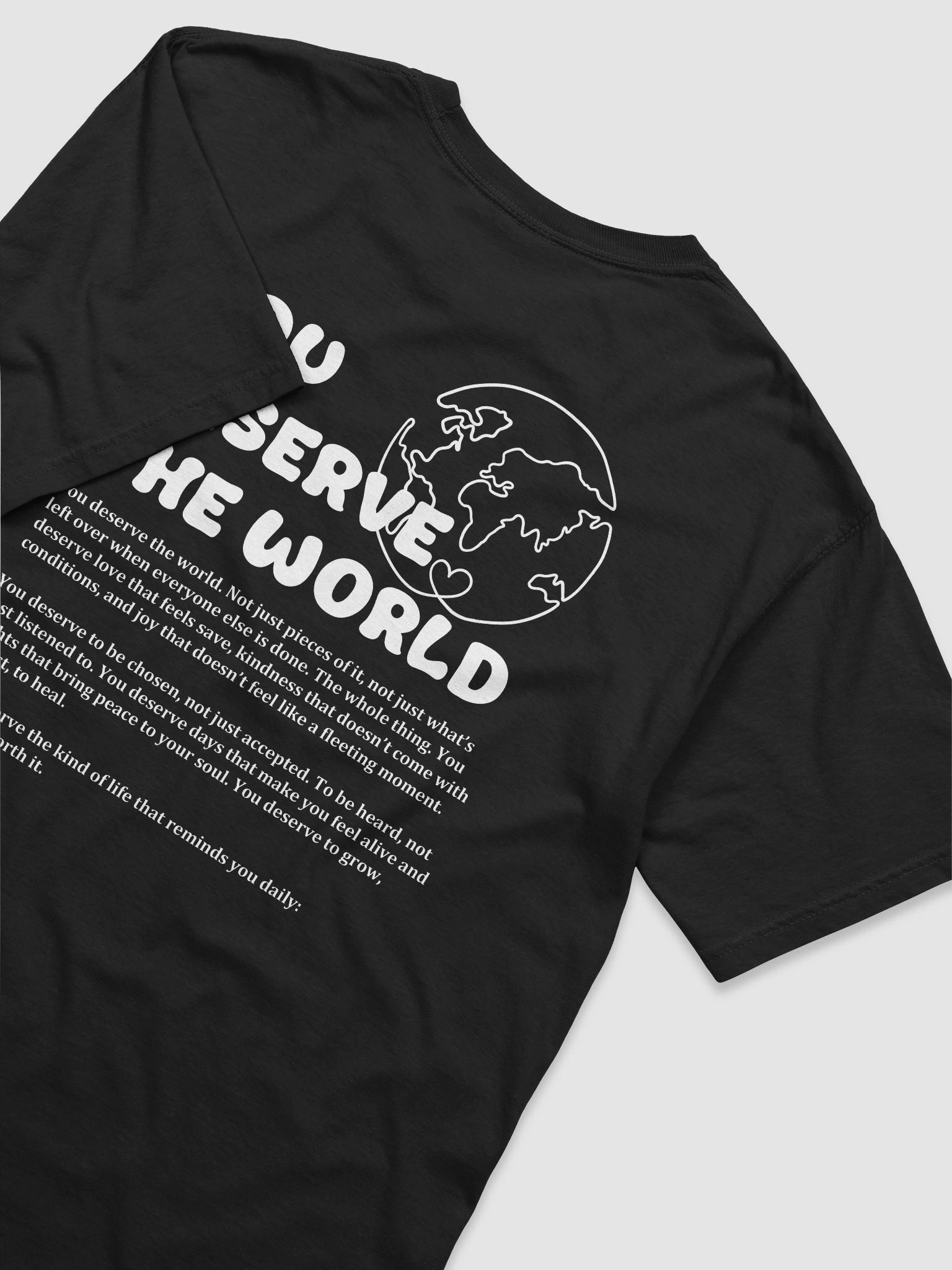 You deserve the world - shirt product image (42)