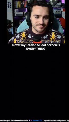 The new PlayStation 5 Boot screen is EVERYTHING @playstationuk @playstation please don't change it back ❤️

#gaming #videogam...