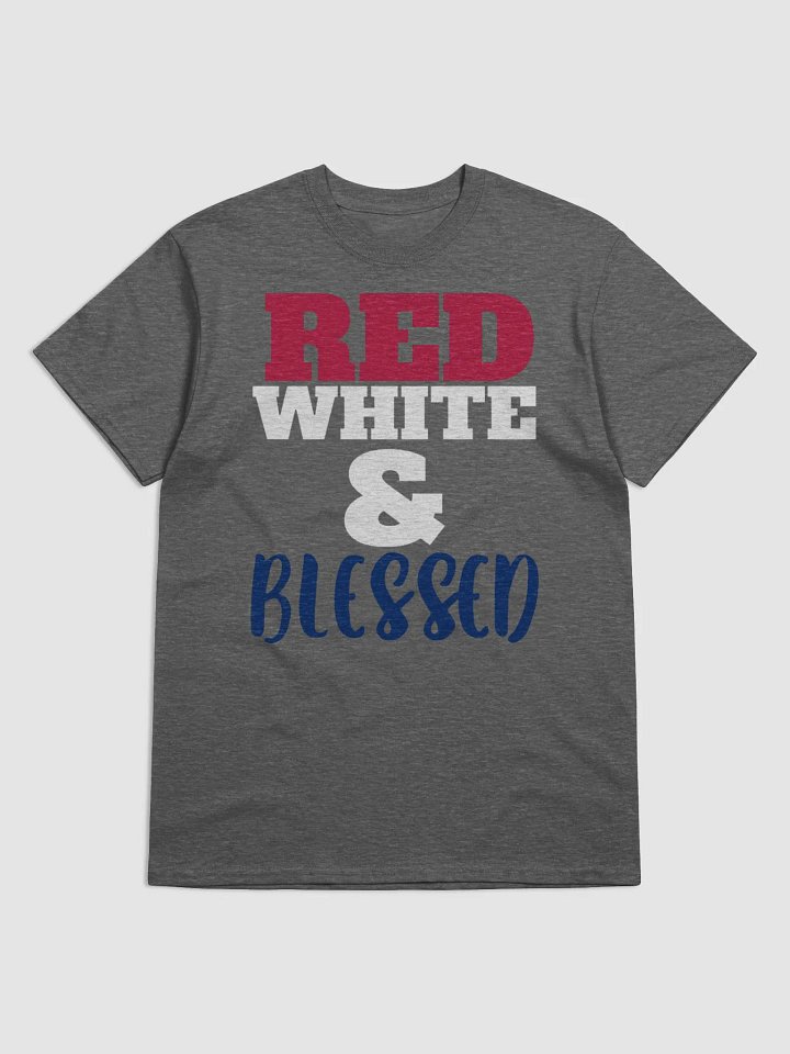 RED WHITE AND BLESSED T-SHIRT product image (1)