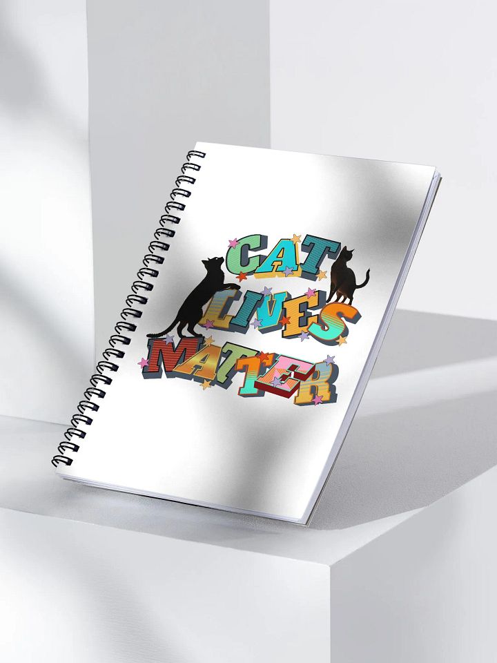 Cat Lives Matter Star-Studded Notebook product image (2)