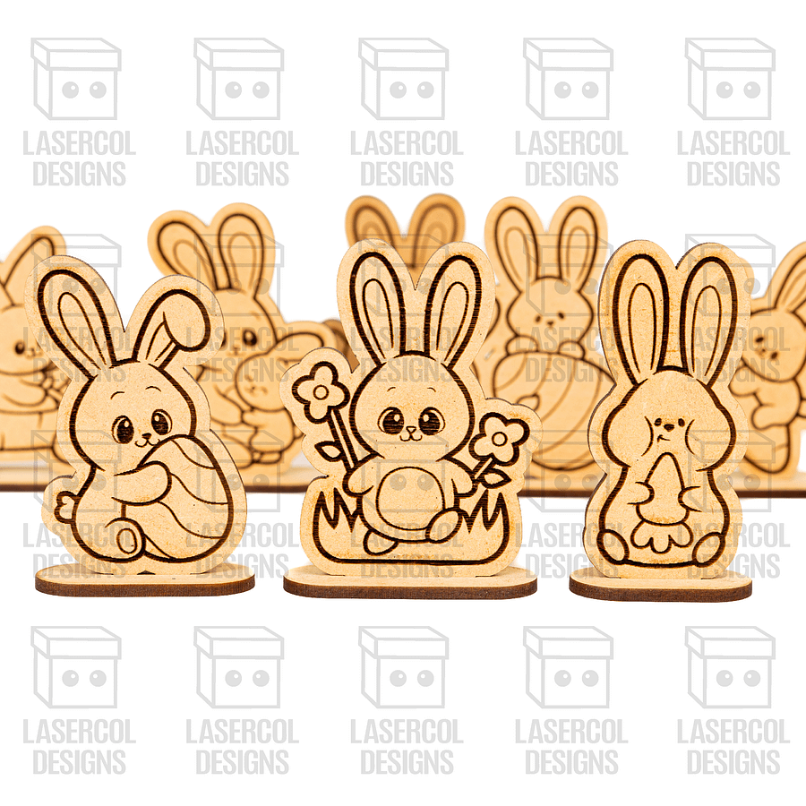 Easter Cutouts With Base Set 8 - Laser Cut Files product image (8)