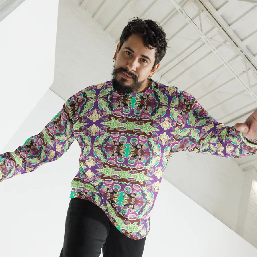 Abstract Patterned Shapes Neurographic Art Unisex Sweatshirt product image (2)