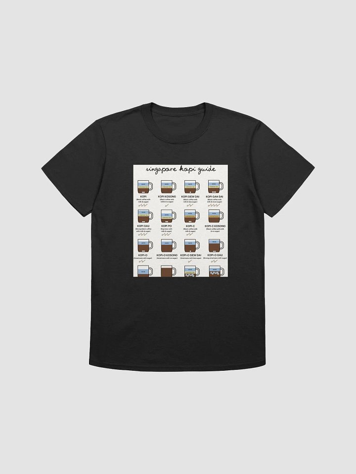 Singapore Coffee Guide T-shirt product image (3)