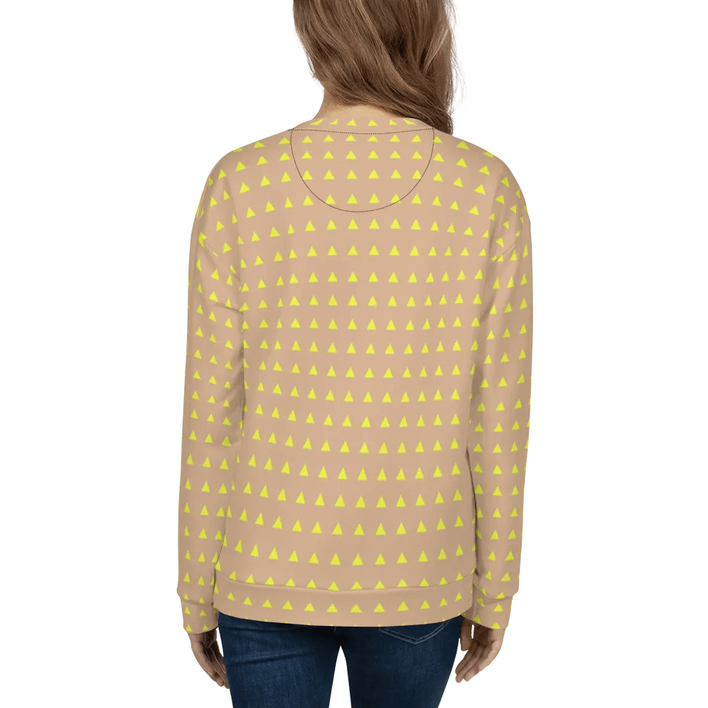 Neon Triangles Yellow Sweatshirt product image (6)
