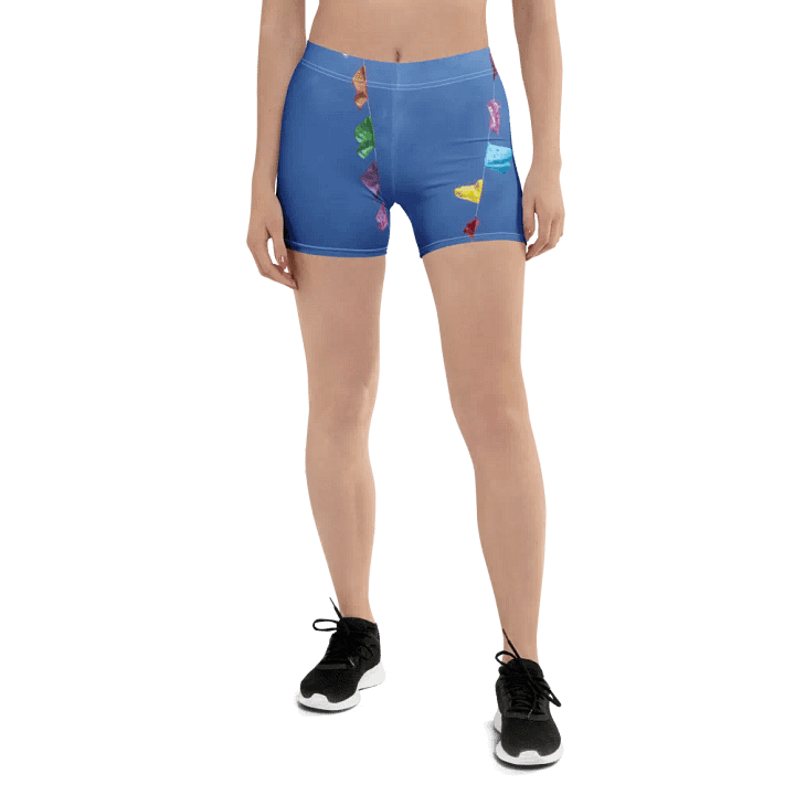 Papel Picado Bike Shorts product image (1)