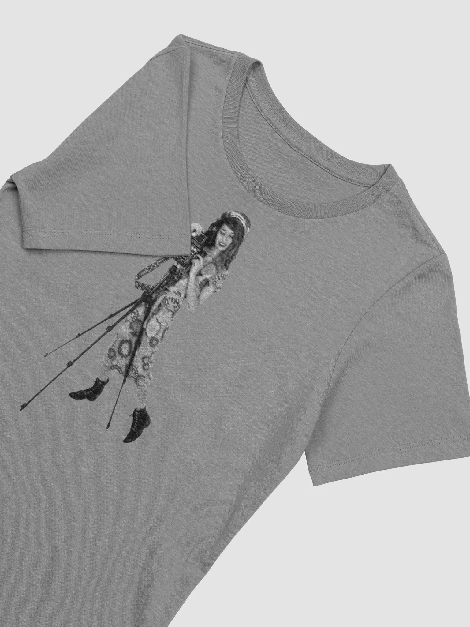 Botanical Camera Women's Relaxed Fit Shirt (Black Logo) product image (3)