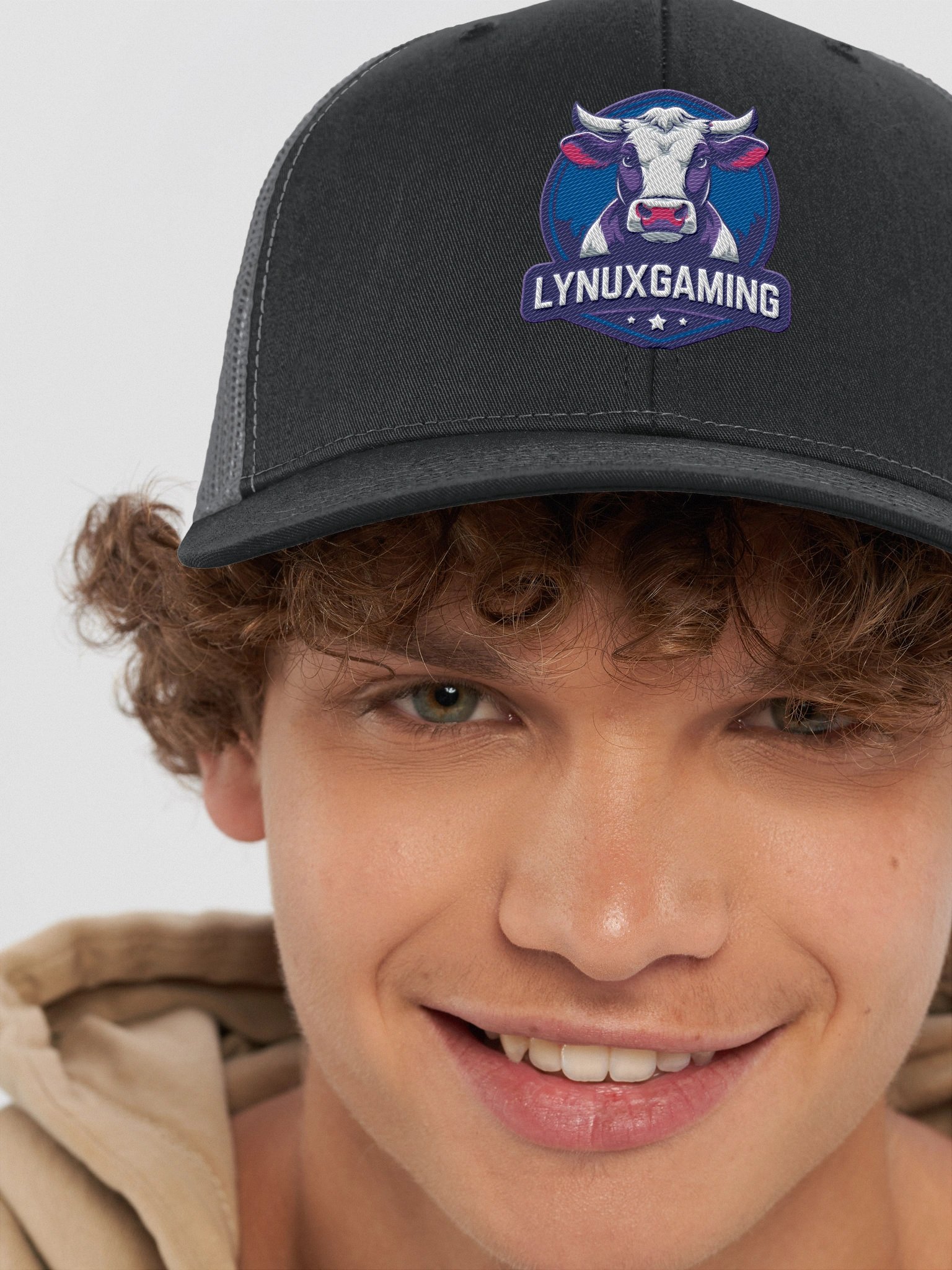 Cow Badge Trucker Hat product image (29)