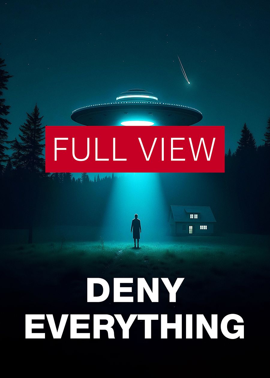Deny Everything/The X-Files poster, S02E06 1994 — sci-fi poster, movie art, I want to believe poster, space print, aliens wall decor product image (3)