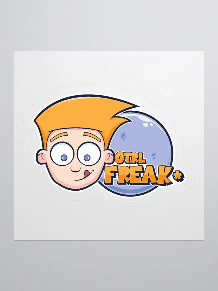 CTRL Freak Gamer Sticker – Funny Retro Video Game Decal product image (2)