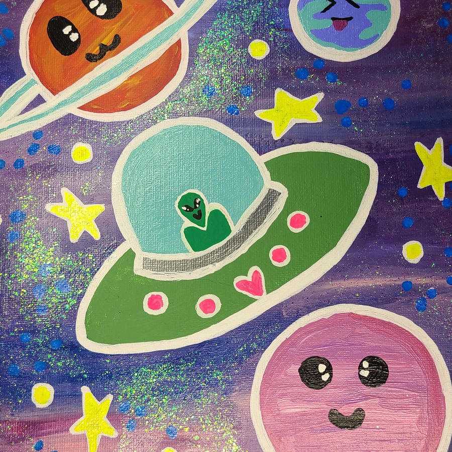 Interstellar K4w411 8x10 painting on canvas product image (3)