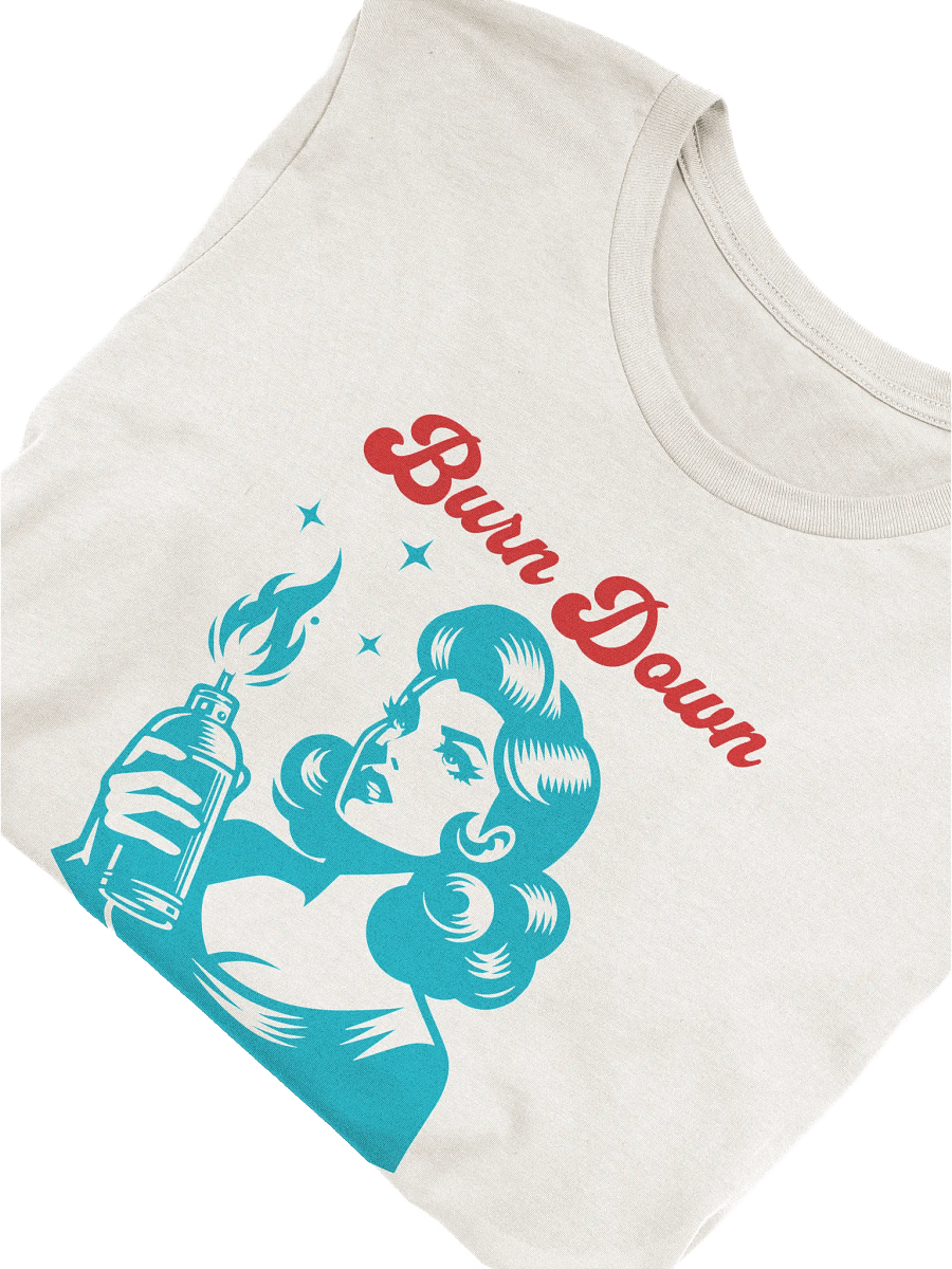 Burn Down The Oligarchy Retro Supersoft T-Shirt product image (15)