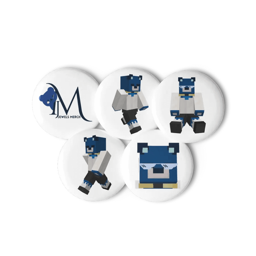 Minecraft Set of Pin Buttons product image (6)