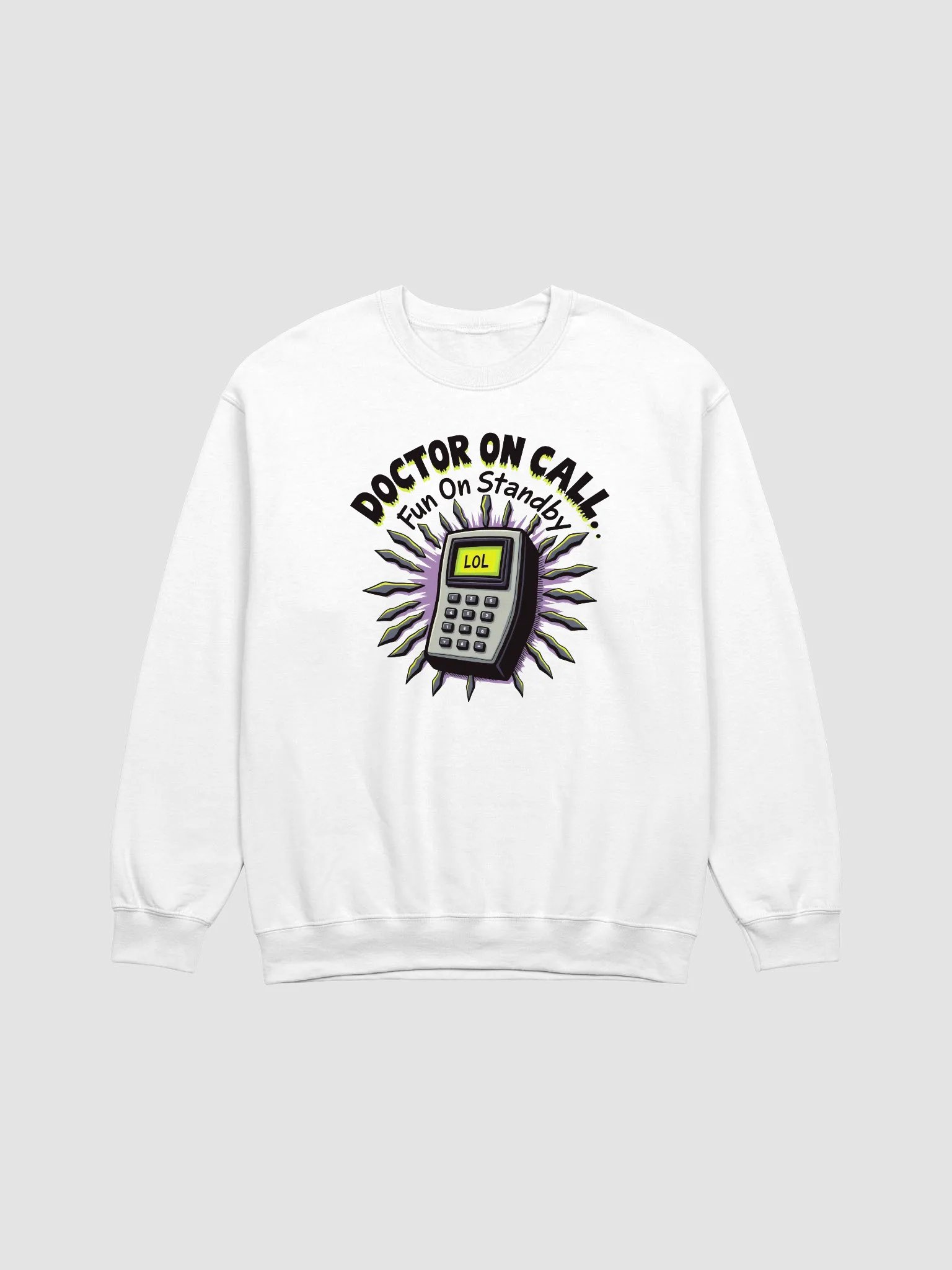 LOL Doctor On Call Crewneck Sweatshirt product image (4)