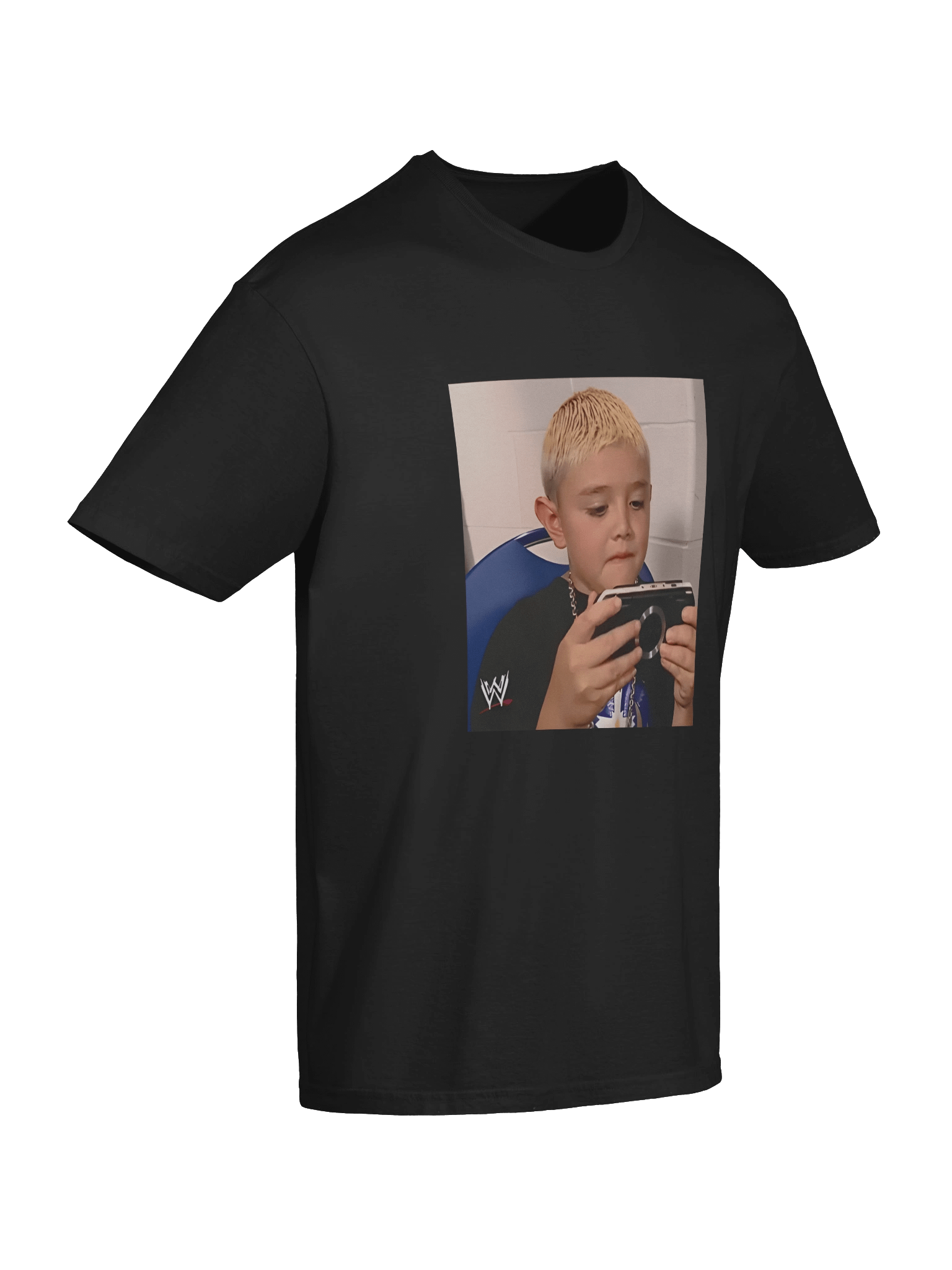 Young Mysterio Playing PSP T-shirt product image (7)