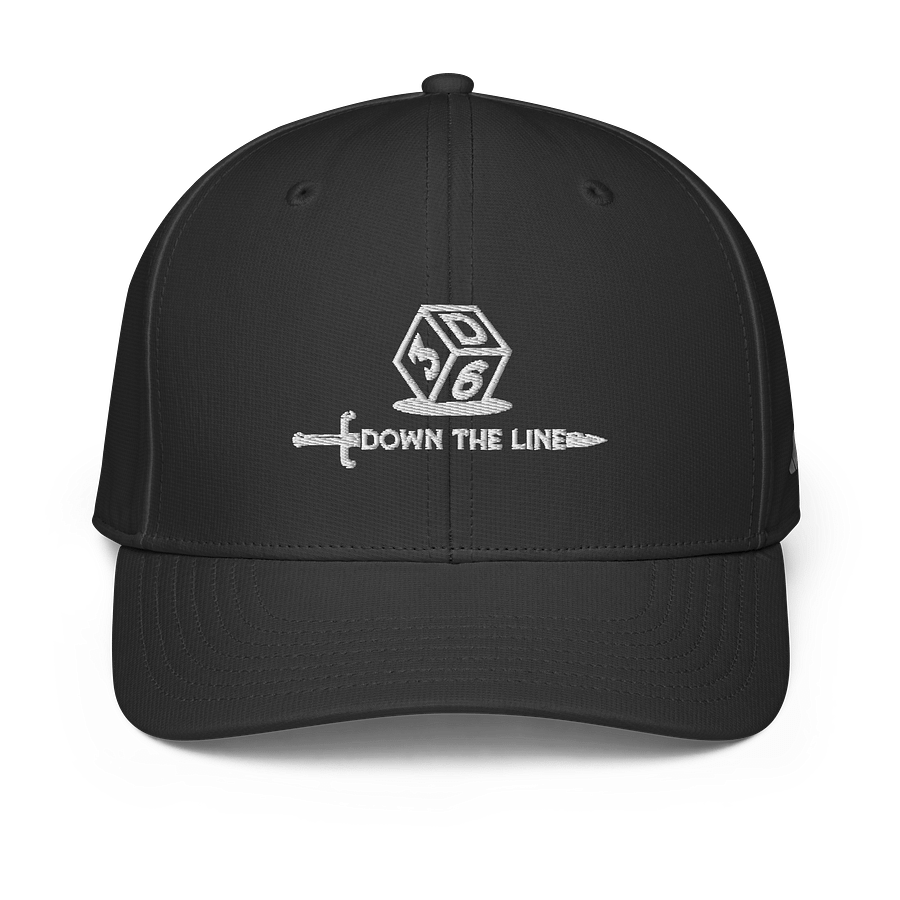 3d6 DTL Horizontal Logo on Dark Performance Cap product image (1)