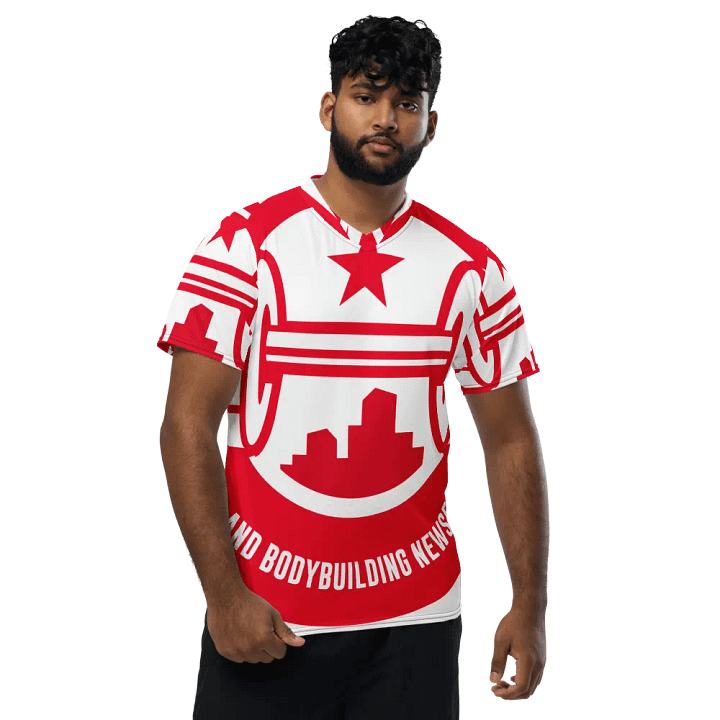 IFBNewsfeed.Org's All-Over Print Recycled Unisex Sports Jersey product image (1)