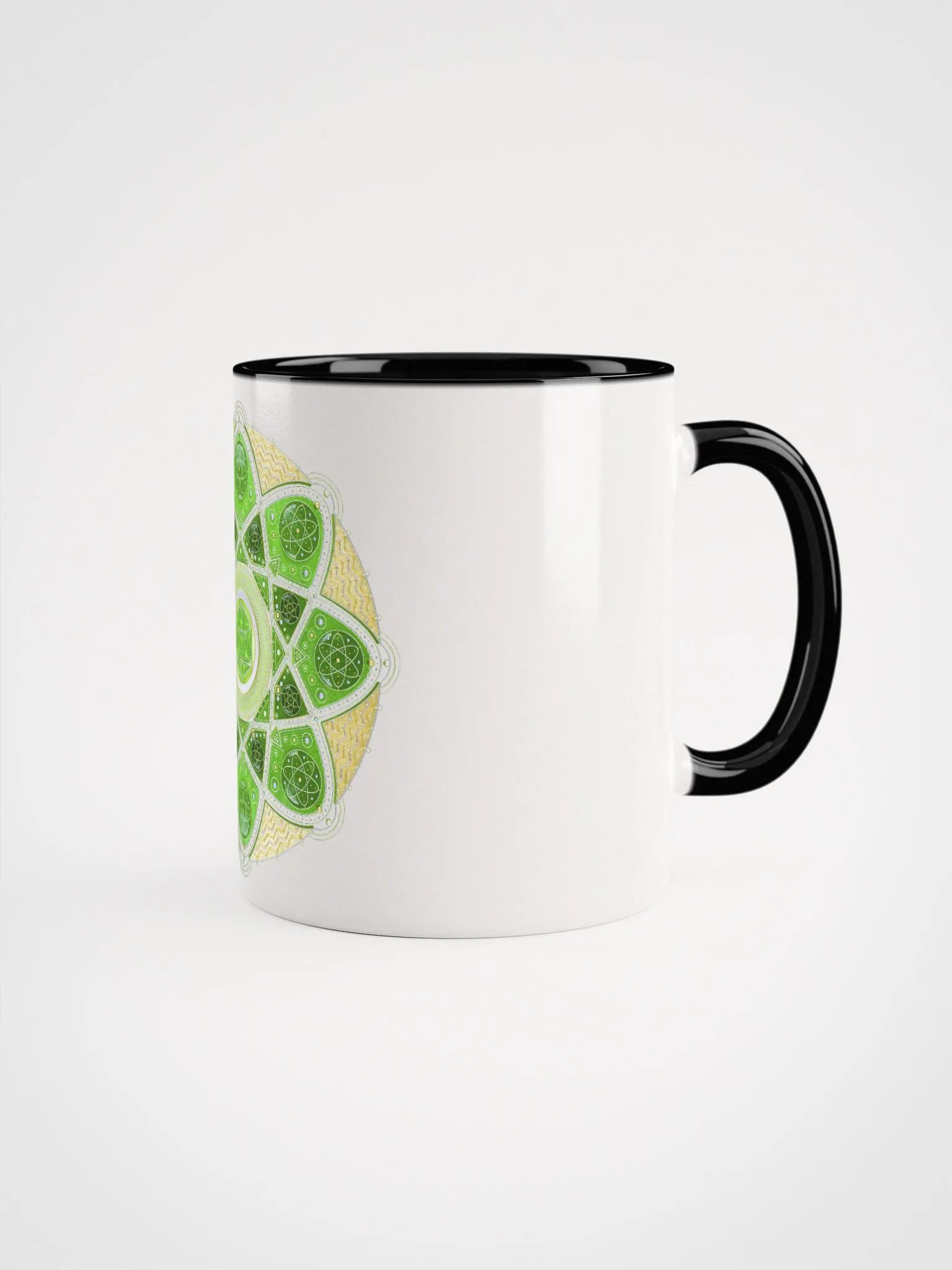 Mandala of Love Ceramic Mug with Color Inside product image (3)