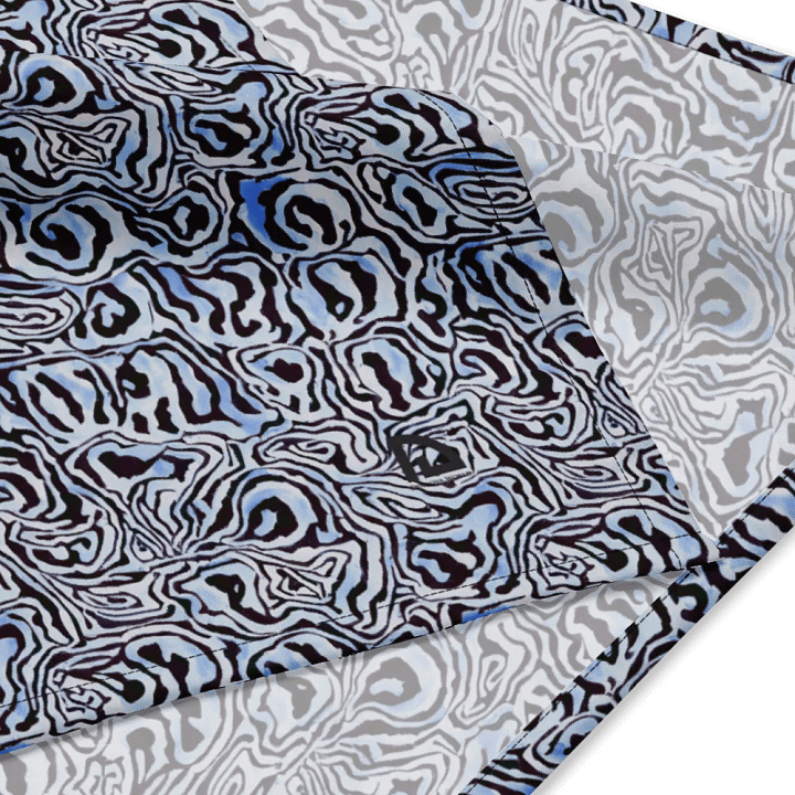 Blue Black Snake Pattern Bandana product image (4)