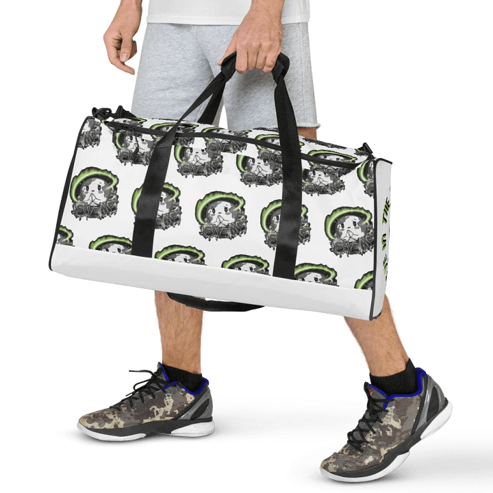Save Me: A Plea from Planet Earth White Duffle Bag 🌍 product image (1)