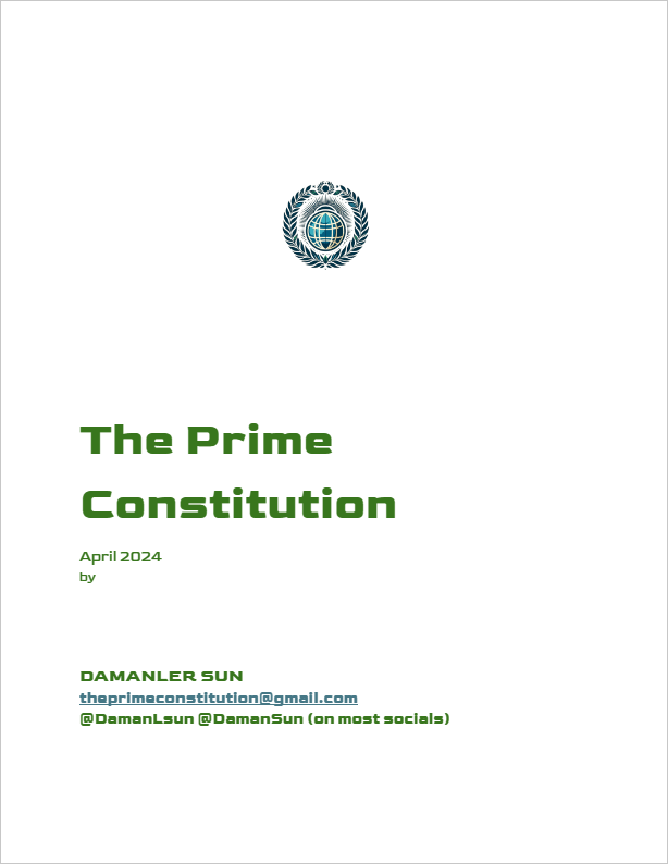 The Prime Constitution (bare article document) product image (1)