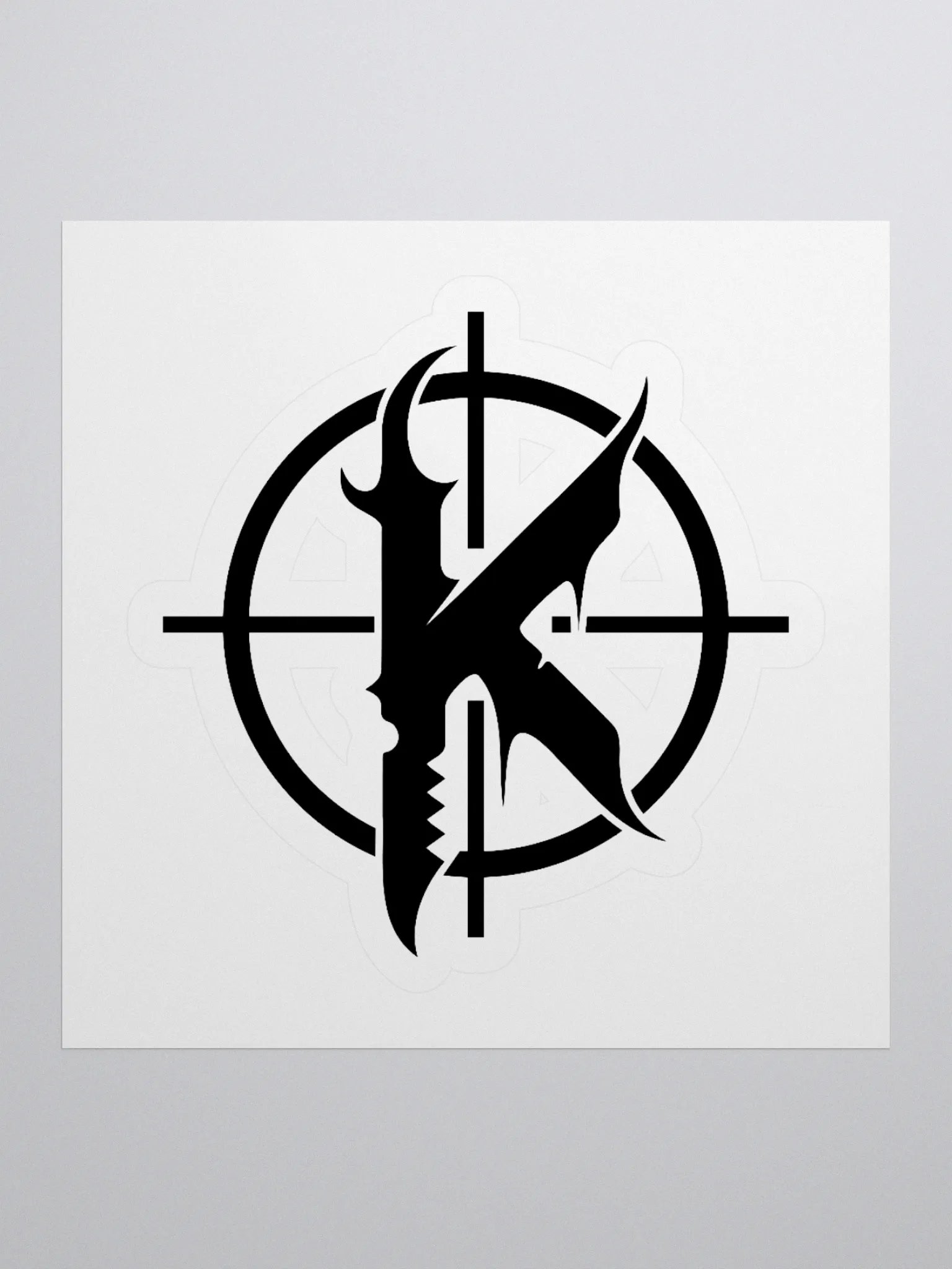 K Crosshair Sticker product image (4)