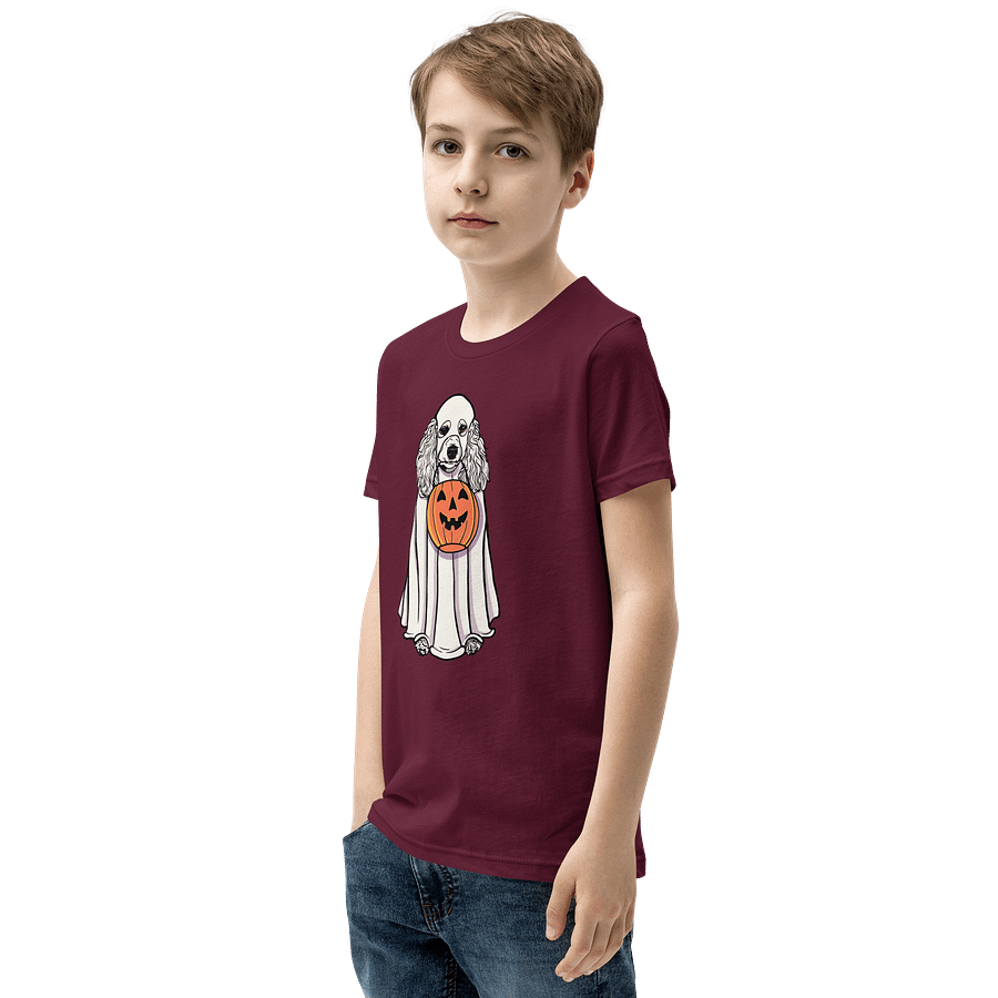 Halloween Standard Poodle(White) Youth T-Shirt product image (15)
