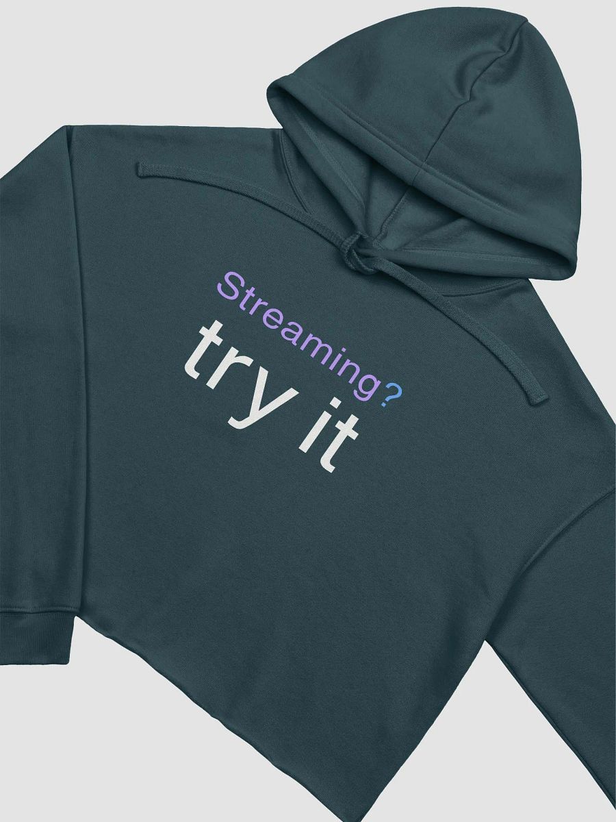 Try Streaming Cropped Hoodie product image (3)