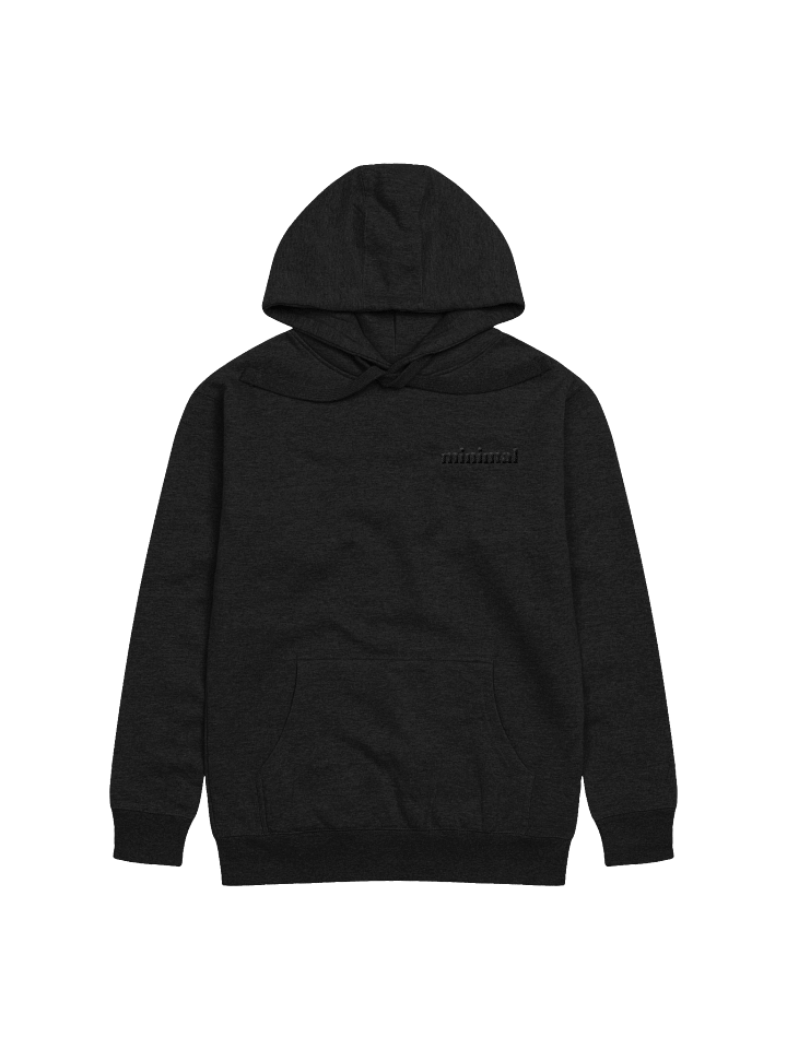 001: black stitched hoodie product image (1)