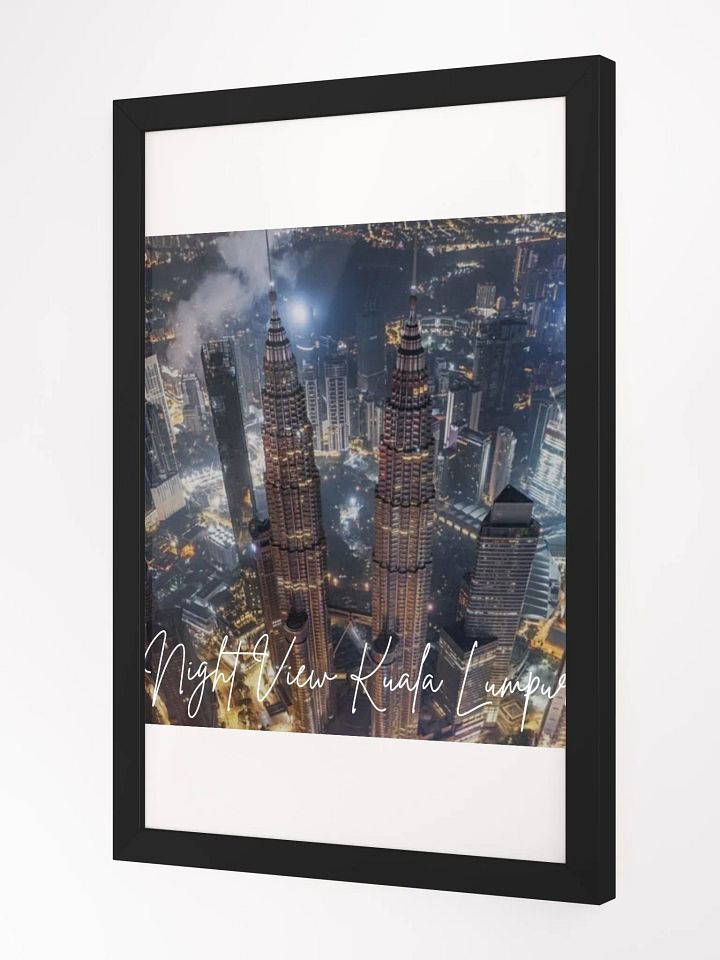 Kuala Lumpur VIew Framed High-Quality Matte Poster (in) product image (2)
