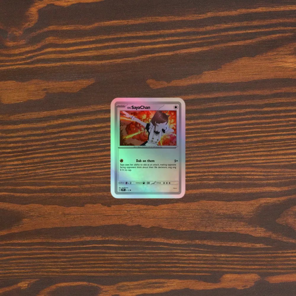 OG Saya Card (Sticker) product image (5)