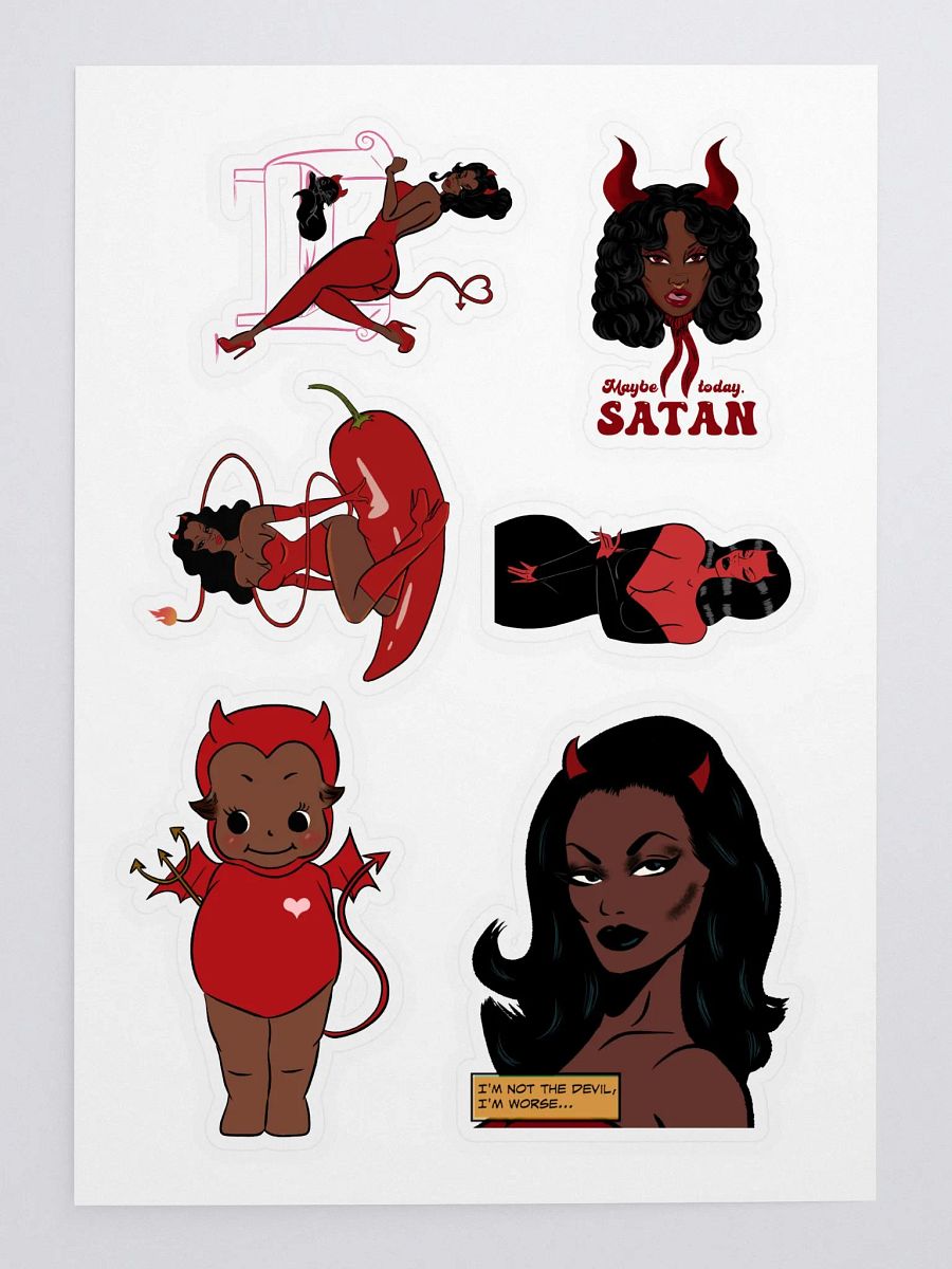 Devil's Darlings Sticker Sheet product image (3)