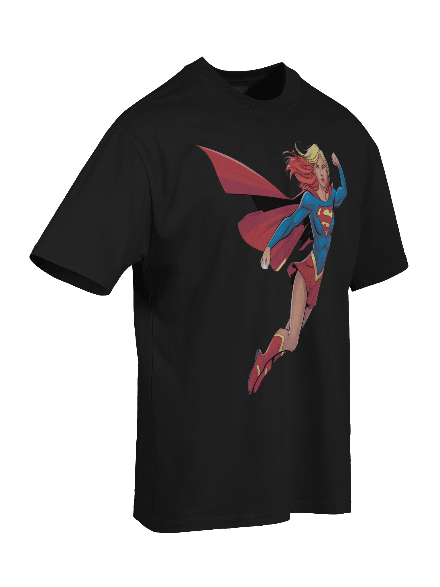 Supergirl Kryptonian Fist Oversized Faded T-Shirt product image (8)