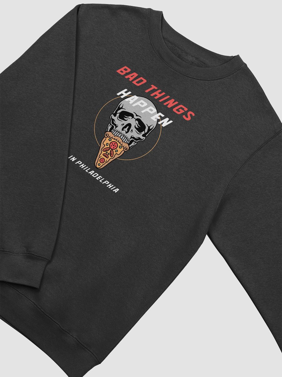 Skull Slice Pizza Graphic Sweatshirt product image (3)