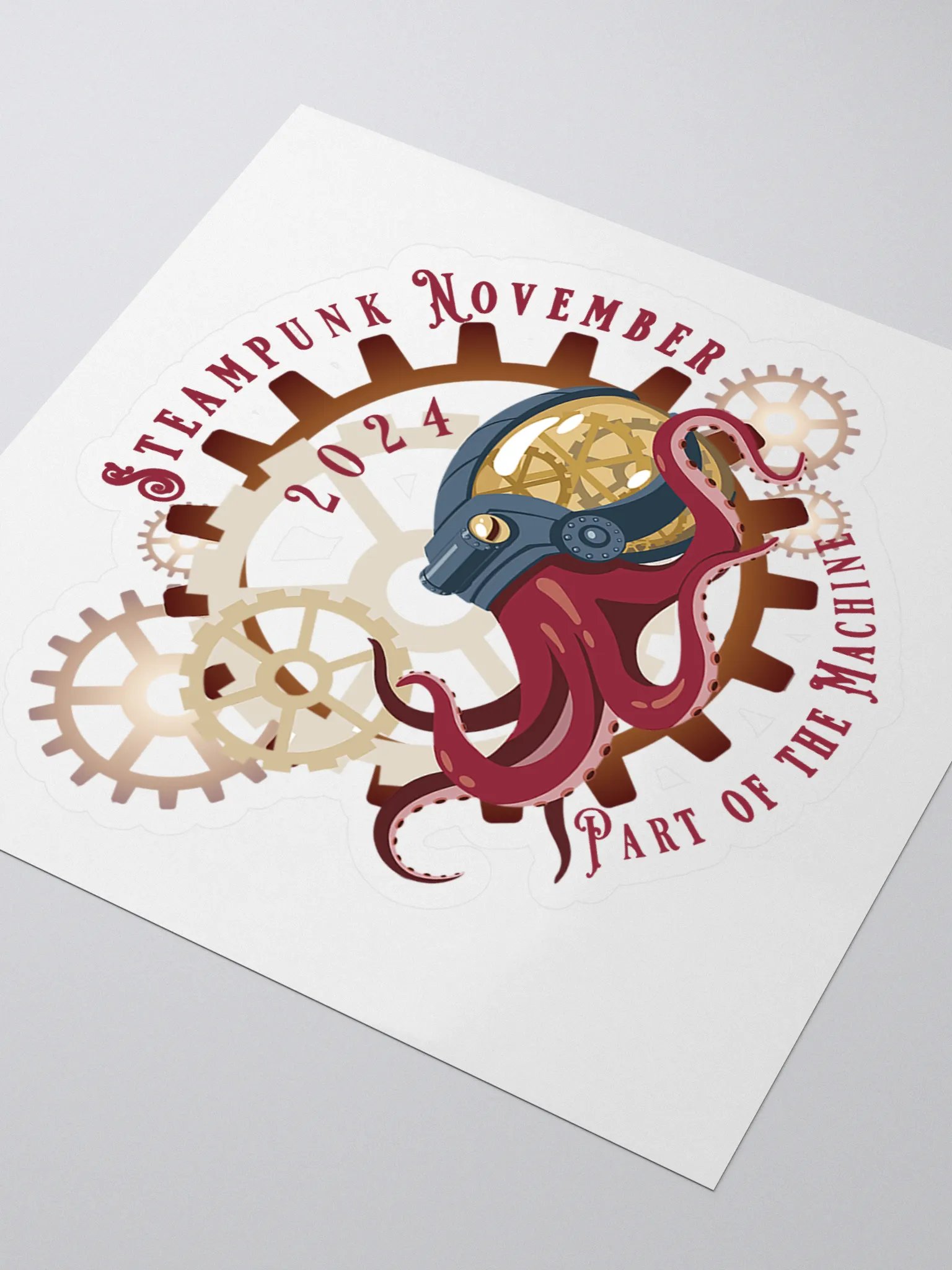 2024 Steampunk November Sticker product image (3)