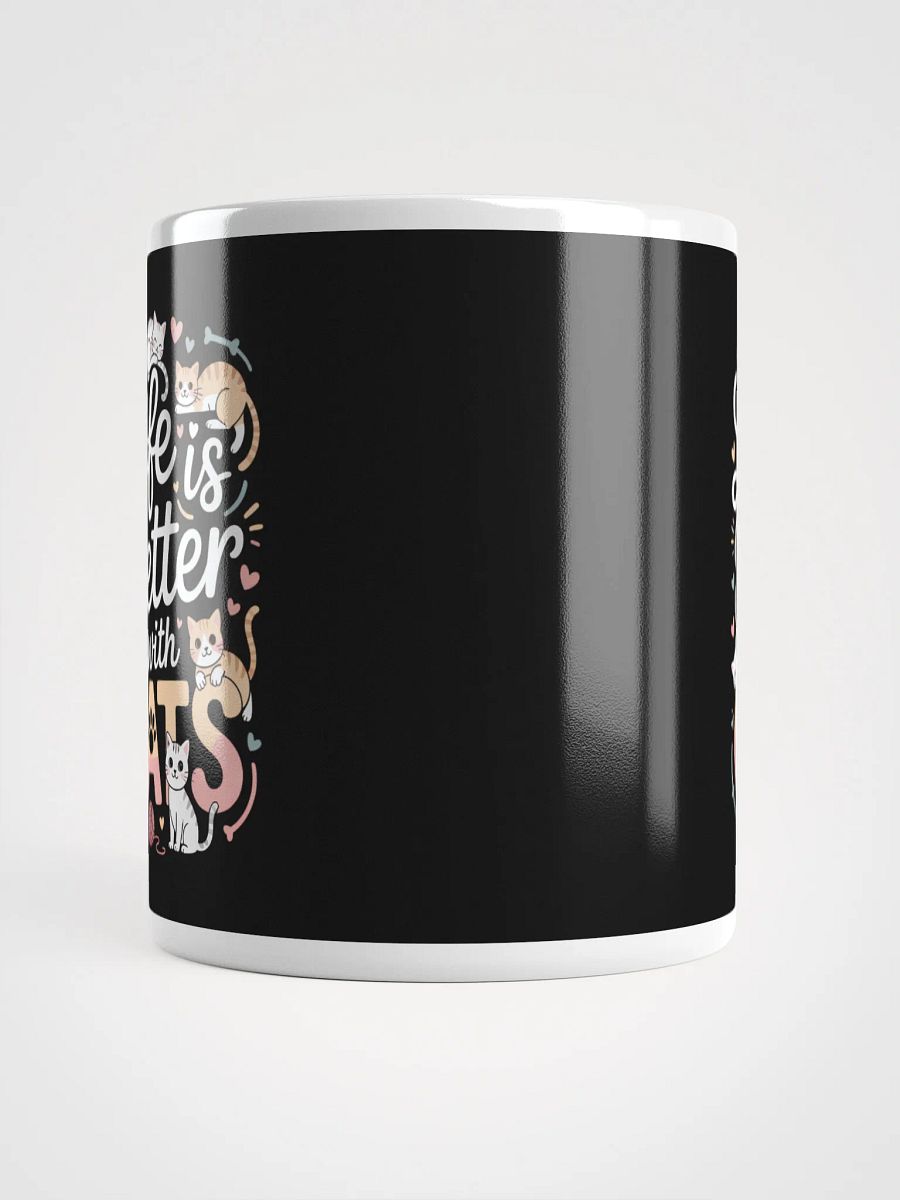 Life Is Better with Cats – Cute Cat Lover Coffee Mug product image (5)