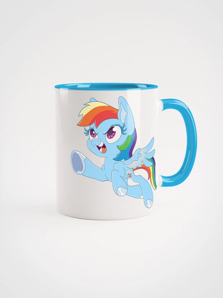 Rainbow Dash Ceramic Mug with Color Inside product image (1)