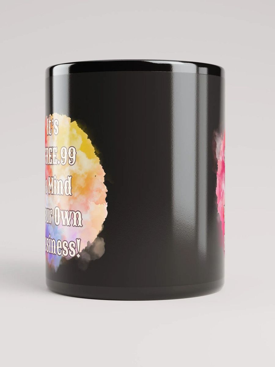 $FREE.99 Black Glossy Mug product image (5)