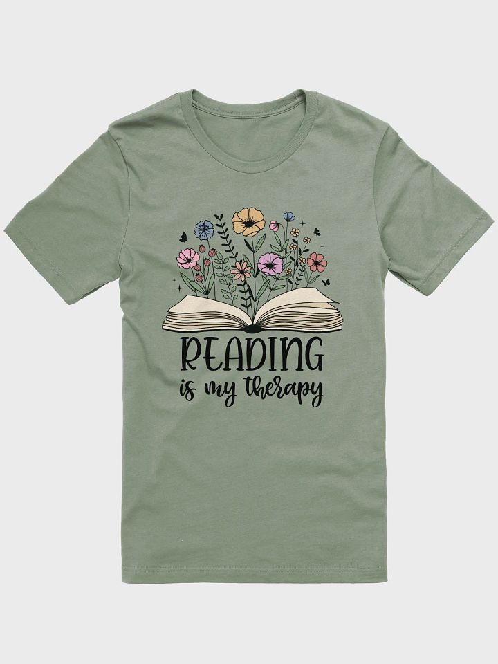 Reading Is My Therapy Shirt product image (1)