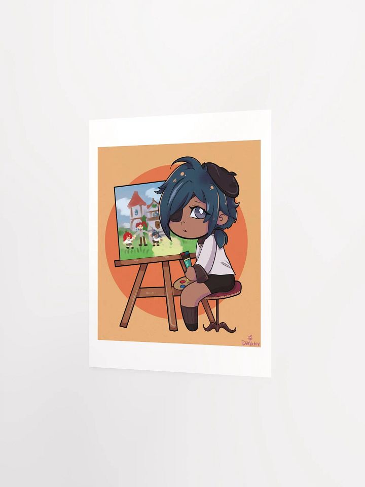 Painter Baby Kaeya Print (Genshin Impact) product image (5)