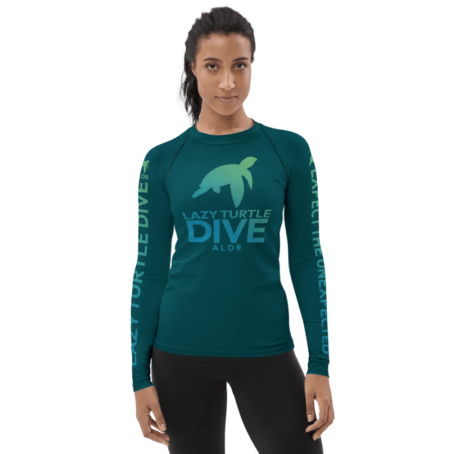 Lazy Turtle Dive - Women's Rashguard product image (3)