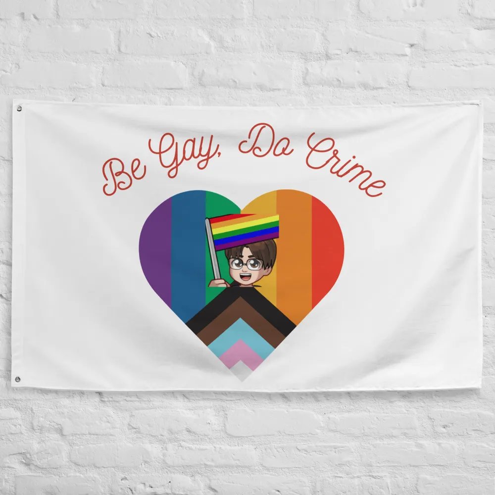 Be Gay, Do Crime Flag product image (10)