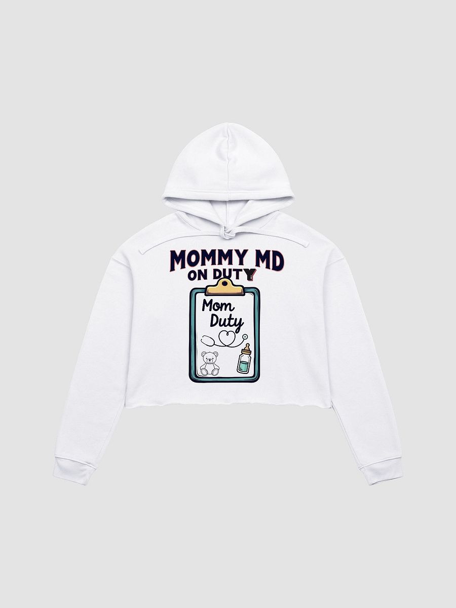 Mommy MD On Duty Crop Hoodie product image (1)