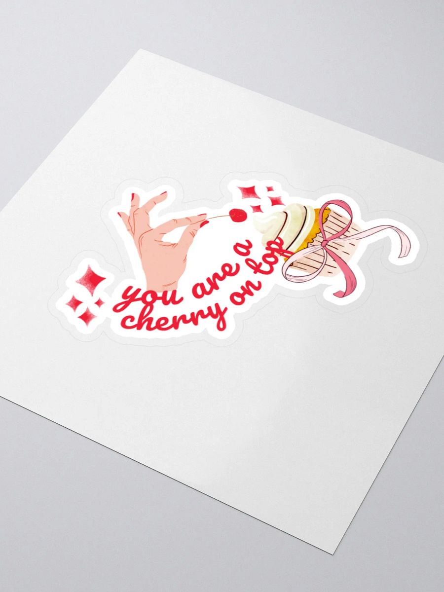 Cherry on Top Kiss-Cut Stickers product image (7)