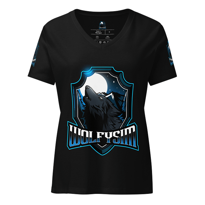 Howling Wolf Moon V-Neck Tee product image (1)
