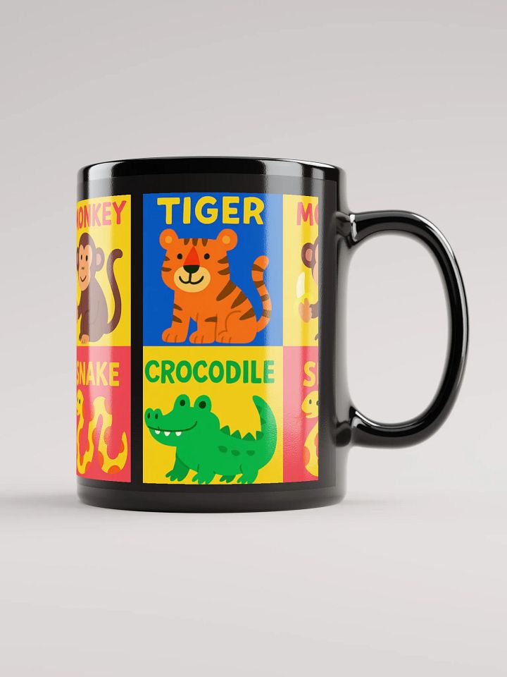 Vibrant Animal Kingdom Glossy Mug product image (1)